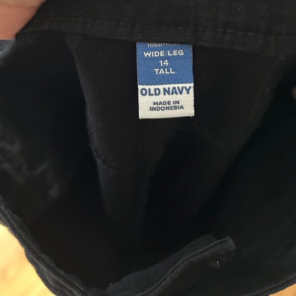 Old Navy Extra High-Waisted Mariner Wide-Leg Pants Size 14 Tall - Washed but New - Picture 10 of 10